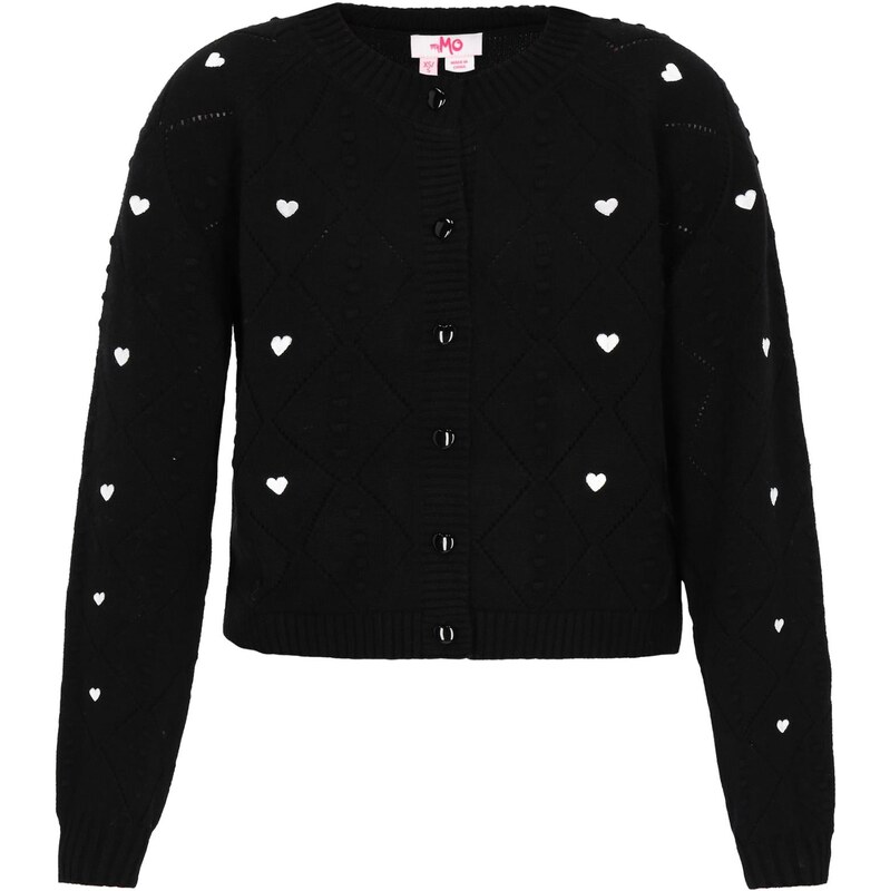 MYMO Kardigán čierna / biela 66163541