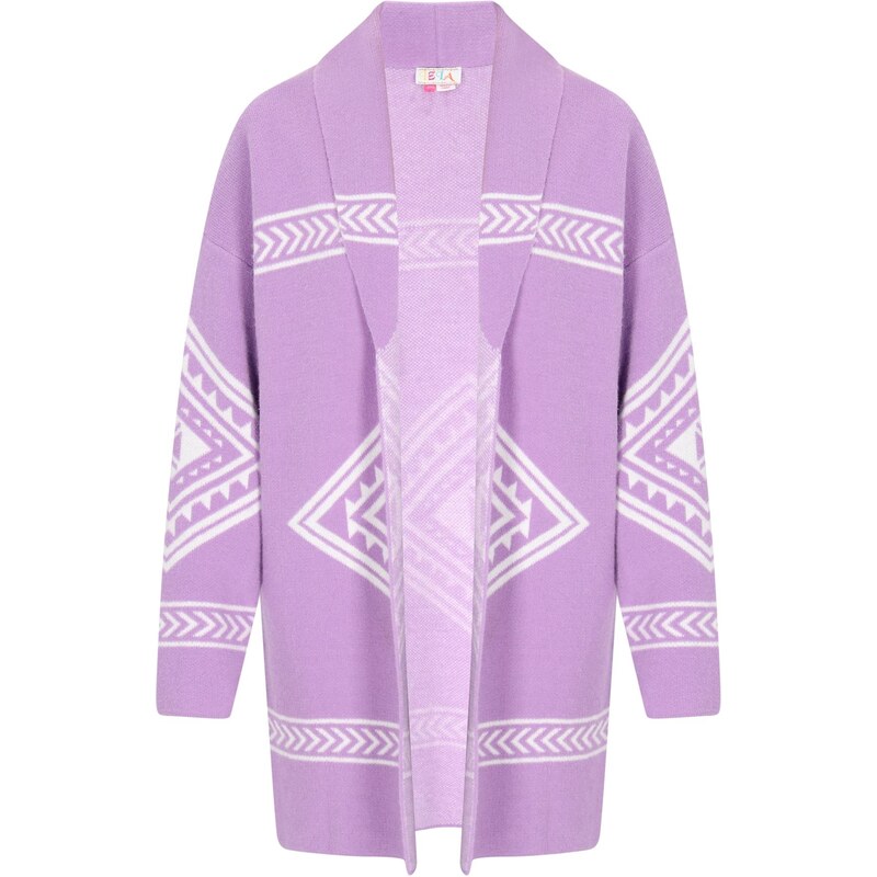 IZIA Kardigán levanduľová / biela 66163575