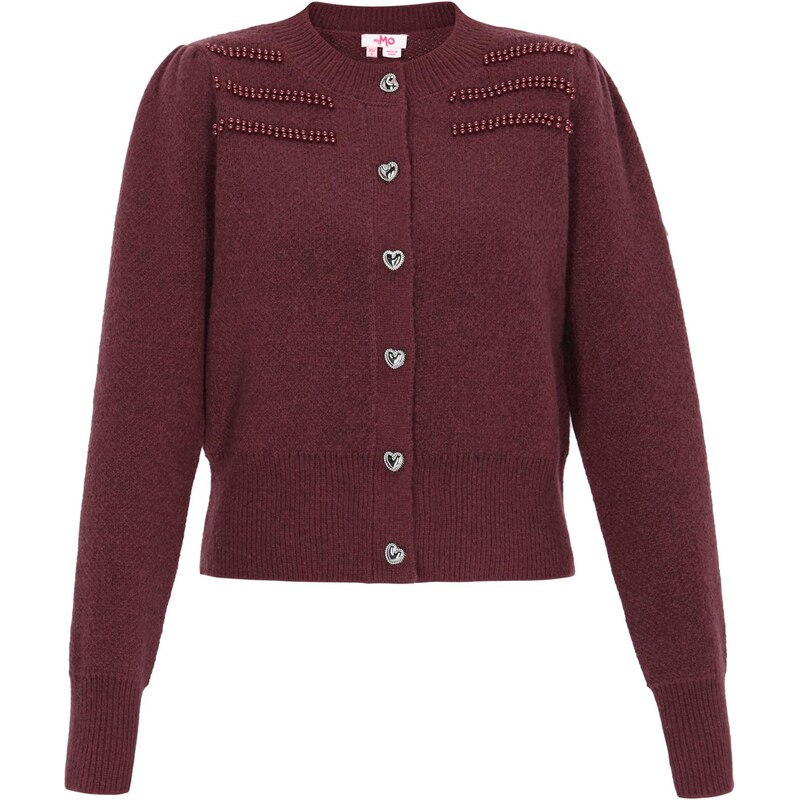 MYMO Kardigán burgundská 66163579