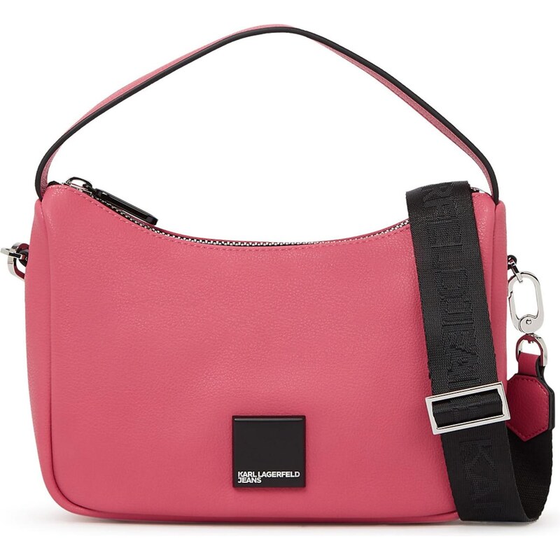 KARL LAGERFELD JEANS Kabelka fuksia / čierna 66163623