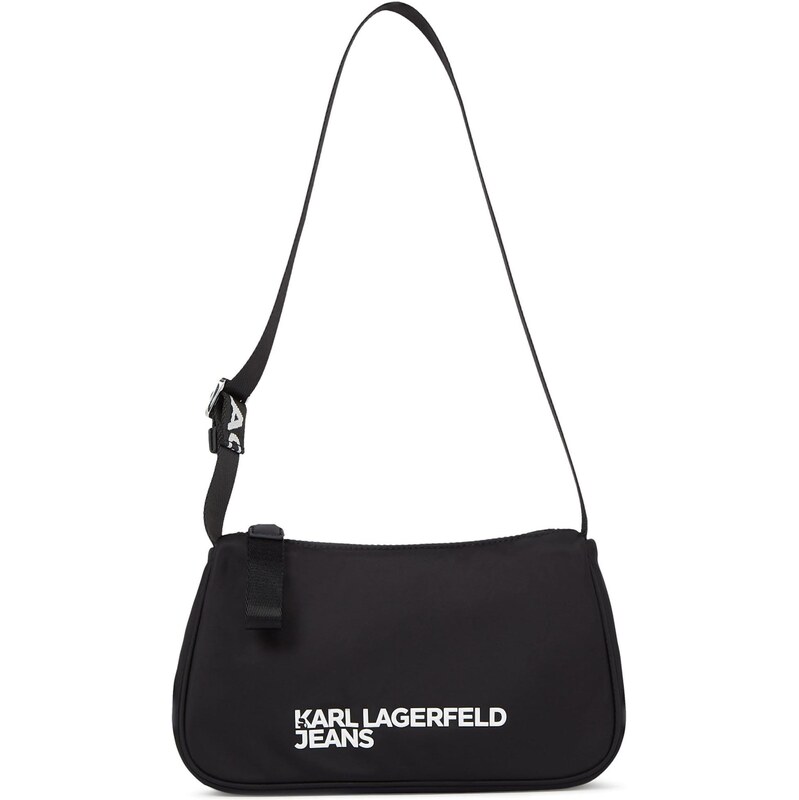 KARL LAGERFELD JEANS Kabelka na rameno čierna / biela 66163692