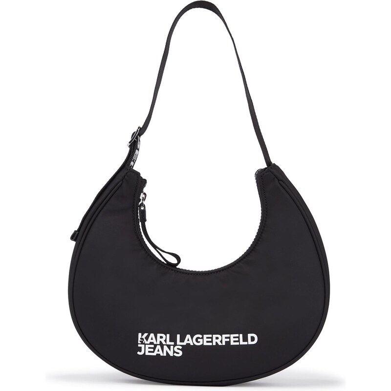 KARL LAGERFELD JEANS Kabelka na rameno čierna / biela 66163693