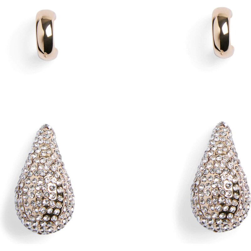 PIECES Náušnice PCMAXINE zlatá 66163801