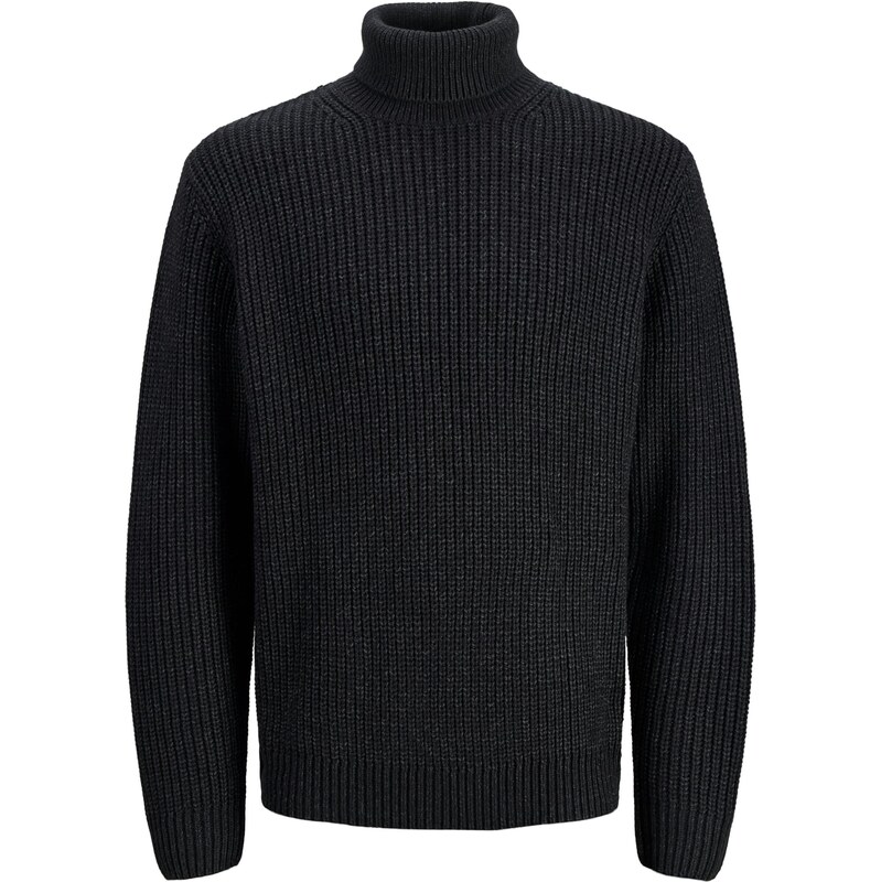 JACK & JONES Sveter JORBleecker čierna melírovaná 66163838