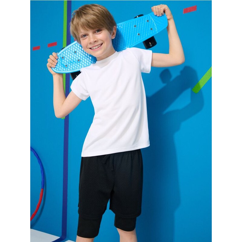 Sinsay - Športové šortky Active - čierna 66161765