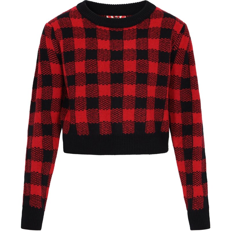 myMo ROCKS Sveter červená / čierna 66163519