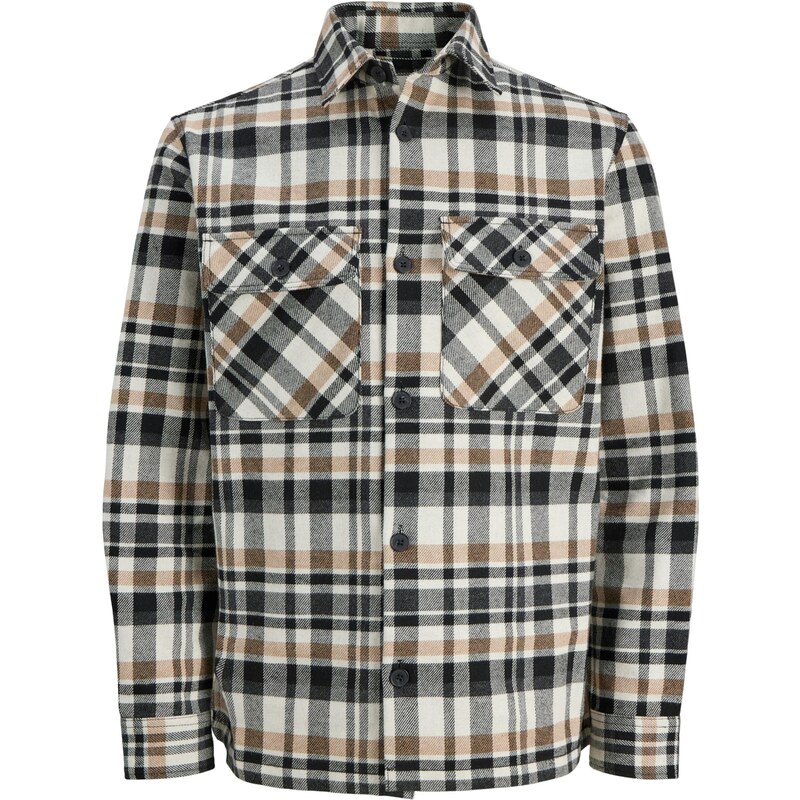 Jack & Jones Premium Košeľa JPRRayle béžová / čierna / biela 66164291