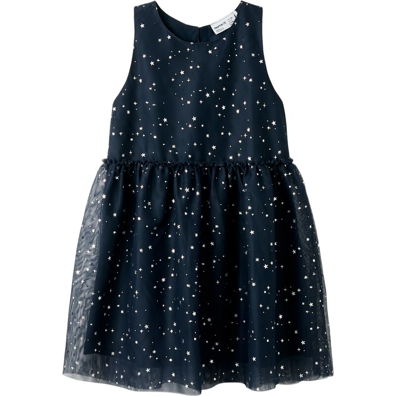 NAME IT Šaty NKFVABOSS SPENCER tmavomodrá / biela 66164487