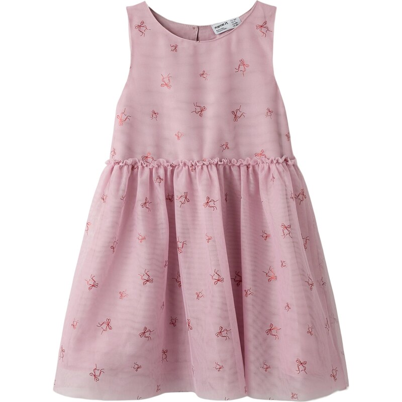 NAME IT Šaty NKFVABOSS svetlofialová / červená 66164489