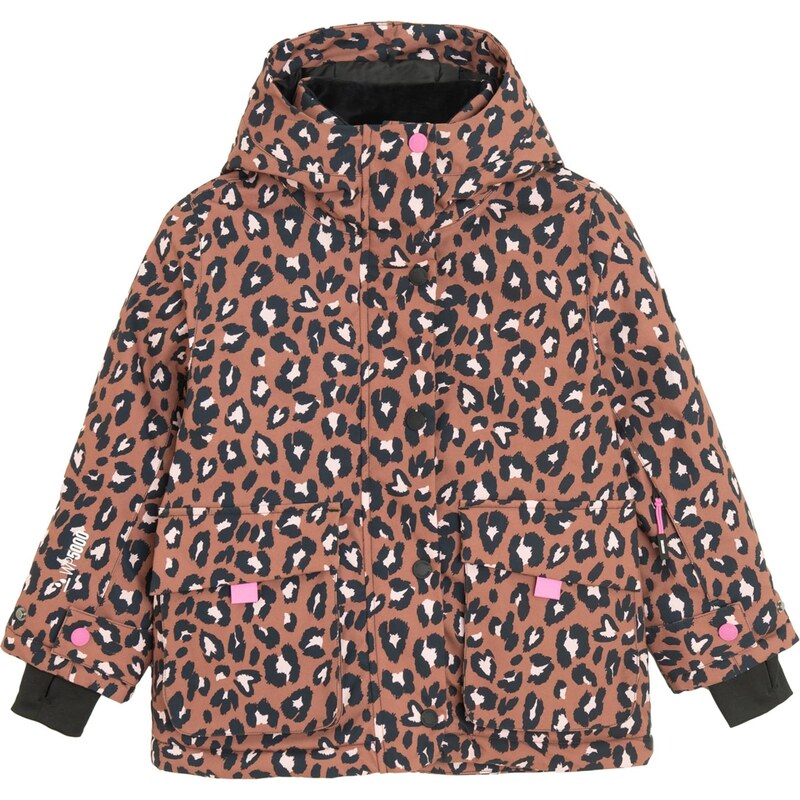 Cool Club Zimná bunda svetlohnedá / čierna / biela 66164572