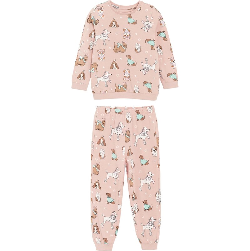 Cool Club Pyžamo tyrkysová / hnedá / rosé / biela 66164569