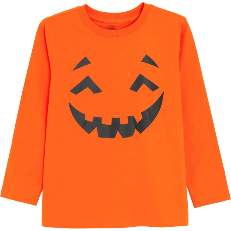 Cool Club Tričko neónovo oranžová / čierna 66164605