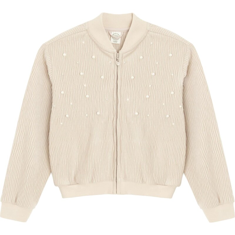 Cool Club Tepláková bunda béžová 66164618