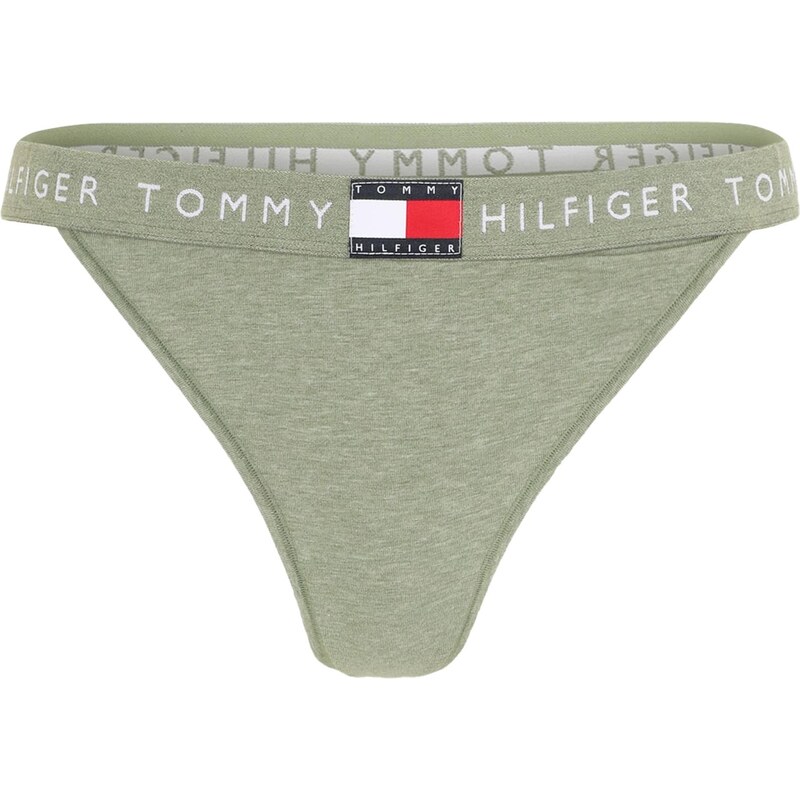 Tommy Hilfiger Underwear Tangá námornícka modrá / pastelovo zelená / 64944240
