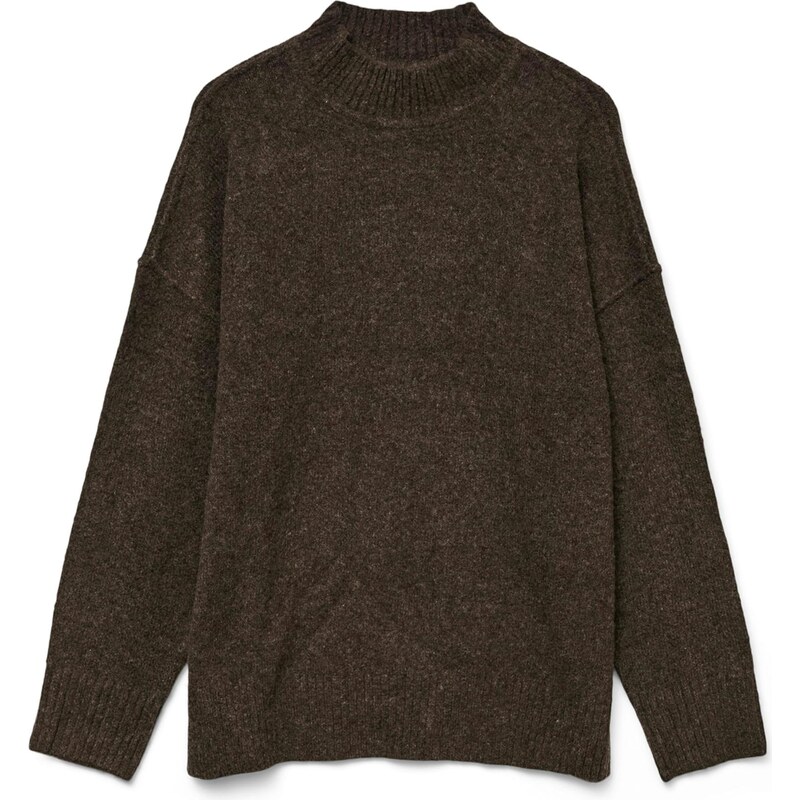 VERO MODA Sveter VMILSE čokoládová 66164650