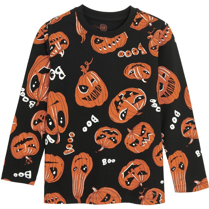 Cool Club Tričko tmavooranžová / čierna / biela 66164665