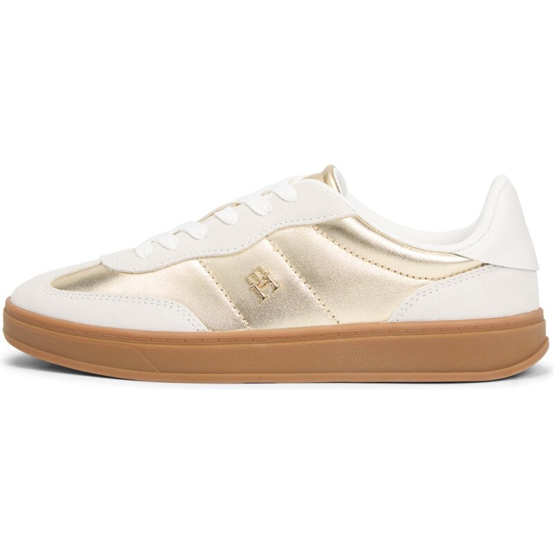 TOMMY HILFIGER Nízke tenisky Jackie zlatá / šedobiela 66164674