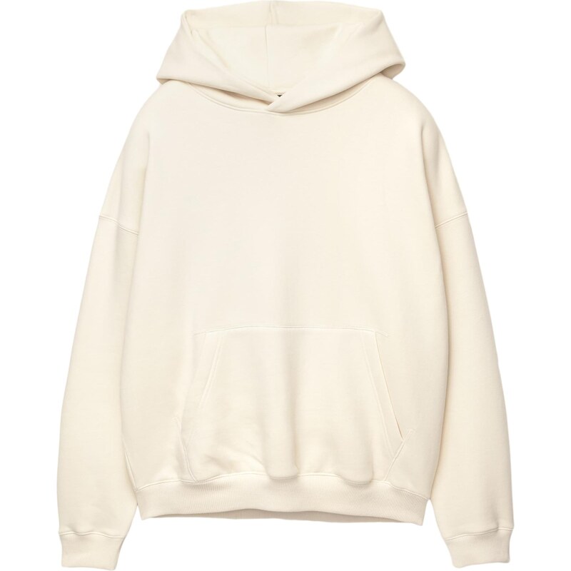 Pull&Bear Mikina biela ako vlna 66164719