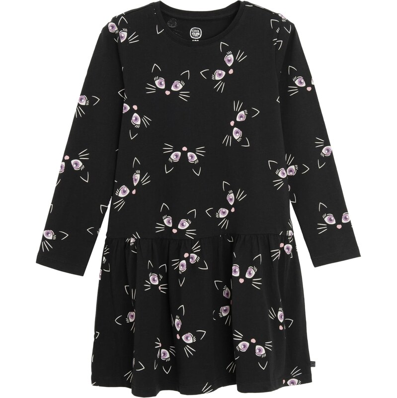 Cool Club Šaty staroružová / čierna 66164725