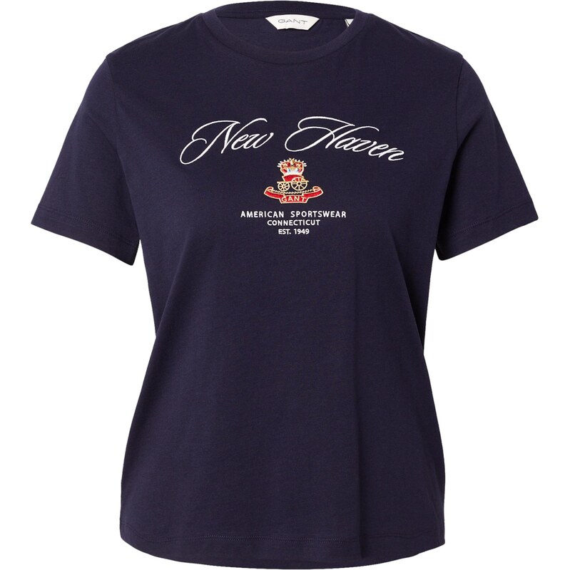 GANT Tričko tmavomodrá / červená / biela 66164740
