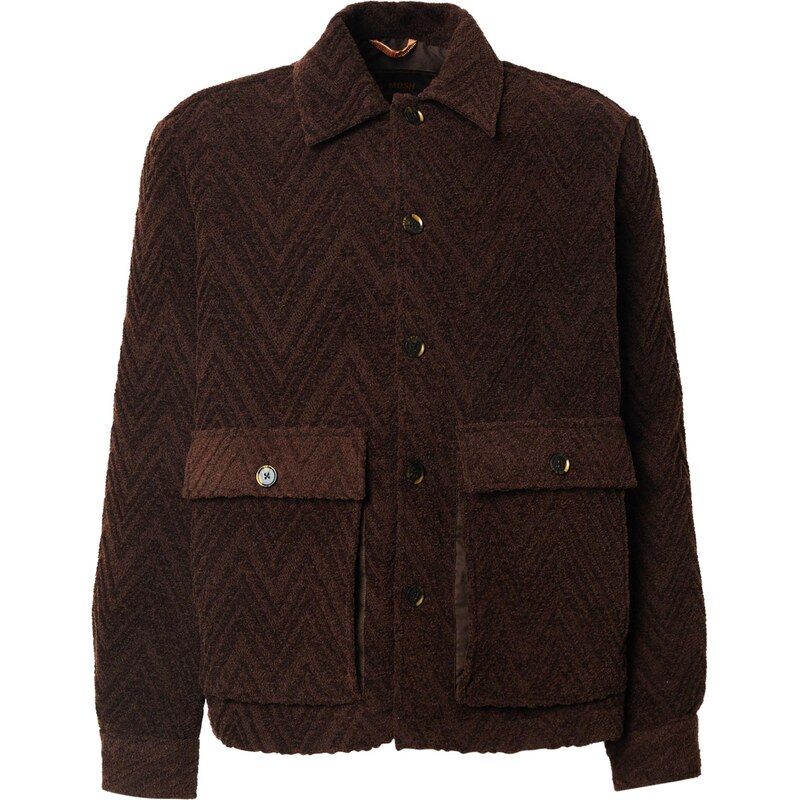 MOS MOSH Prechodná bunda Luis Clair čokoládová 66164818