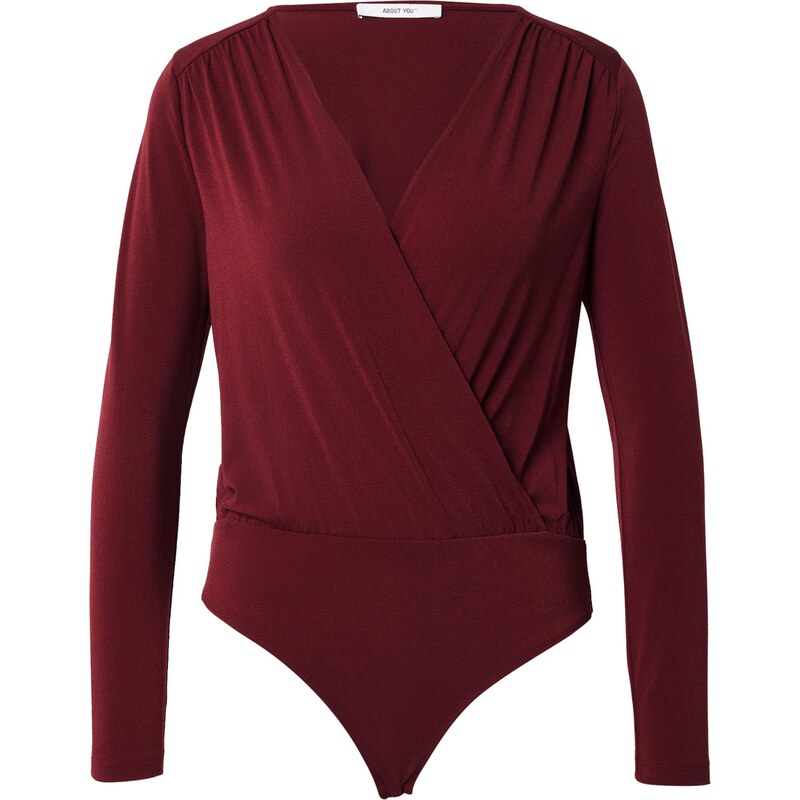 ABOUT YOU Košeľové body Dakota bordová 66164907