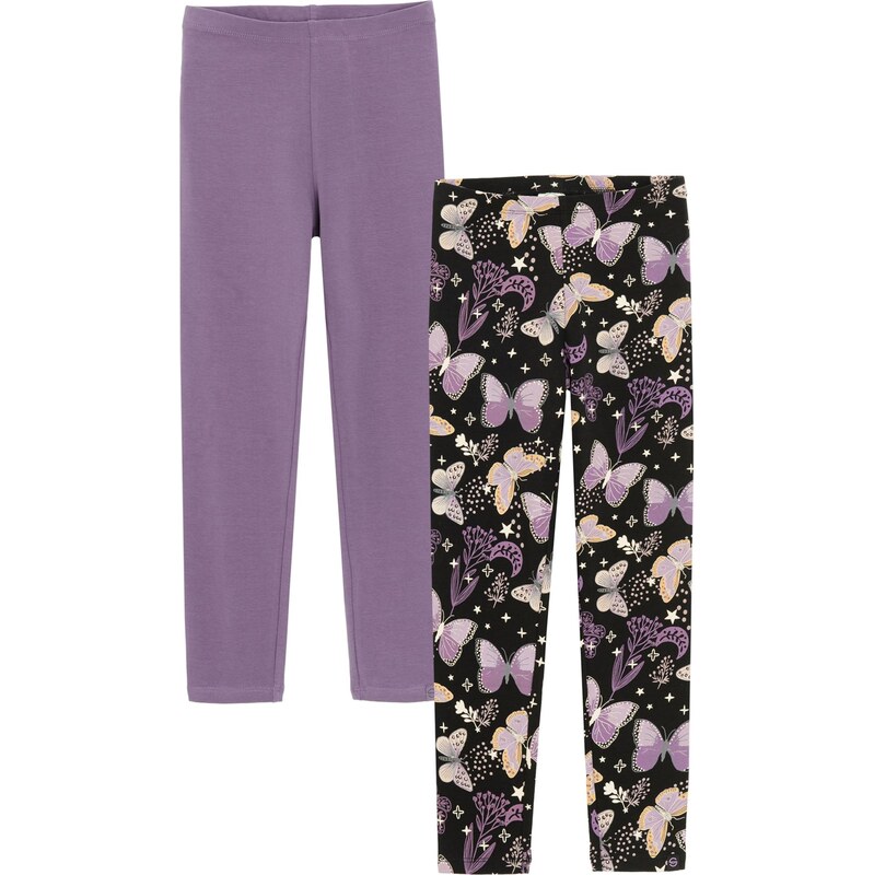 Cool Club Legíny fialová / čierna 66164952