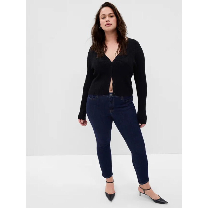 Džínsy pre ženy GAP skinny Mid Rise True 660478-00 66169901