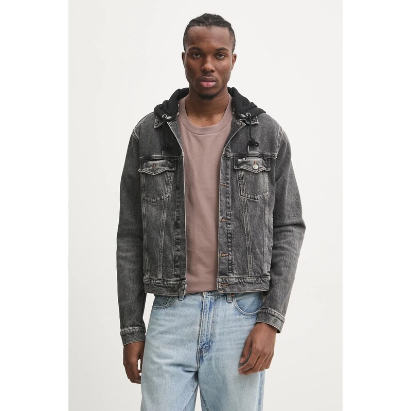 Rifľová bunda Tommy Jeans 61057008