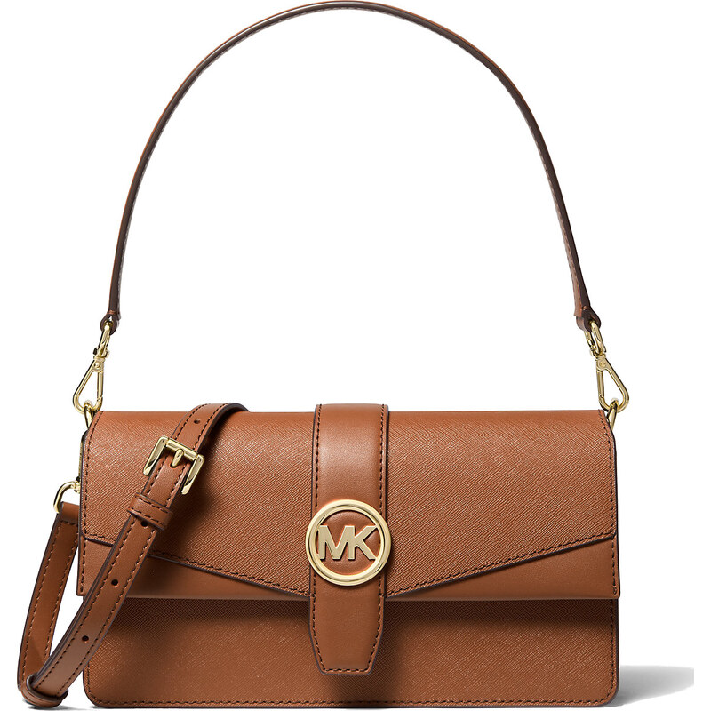 Michael Kors Greenwich Medium Saffiano Leather Shoulder Bag Luggage 66600092