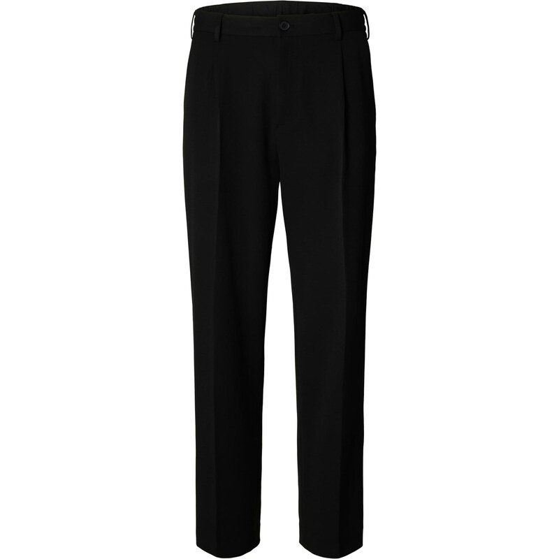 SELECTED Nohavice s pukmi SLH220-FINN čierna 66171727