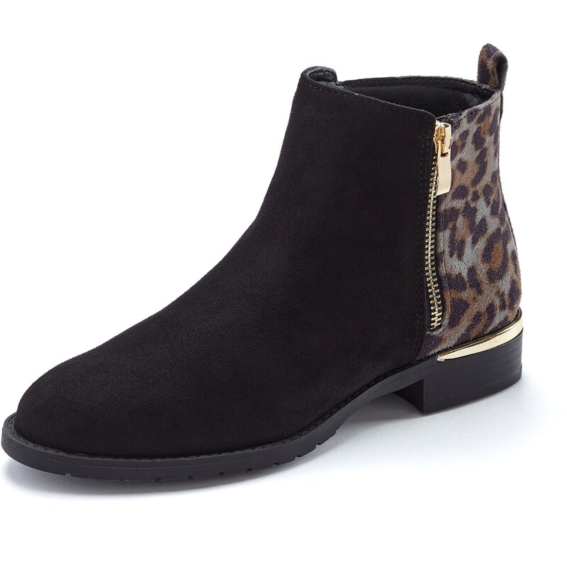 LASCANA Členkové čižmy hnedá / sivá / čierna 66171819