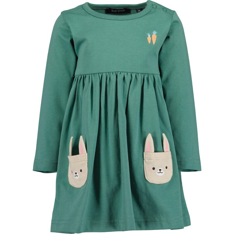 BLUE SEVEN Šaty nebielená / smaragdová / ružová / čierna 66171834