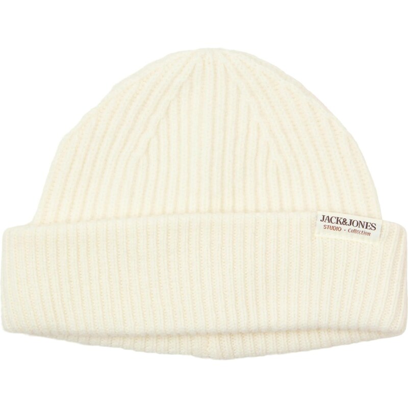 JACK & JONES Čiapky JACPREM biela ako vlna 66171912