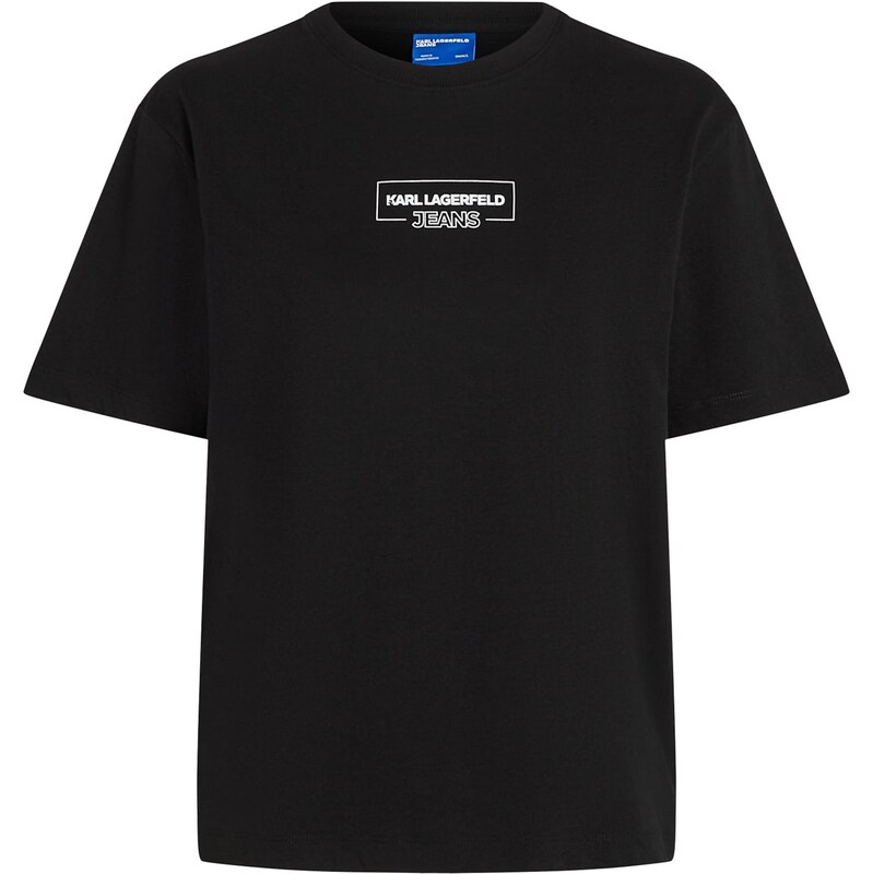 KARL LAGERFELD JEANS Tričko čierna / biela 66171937