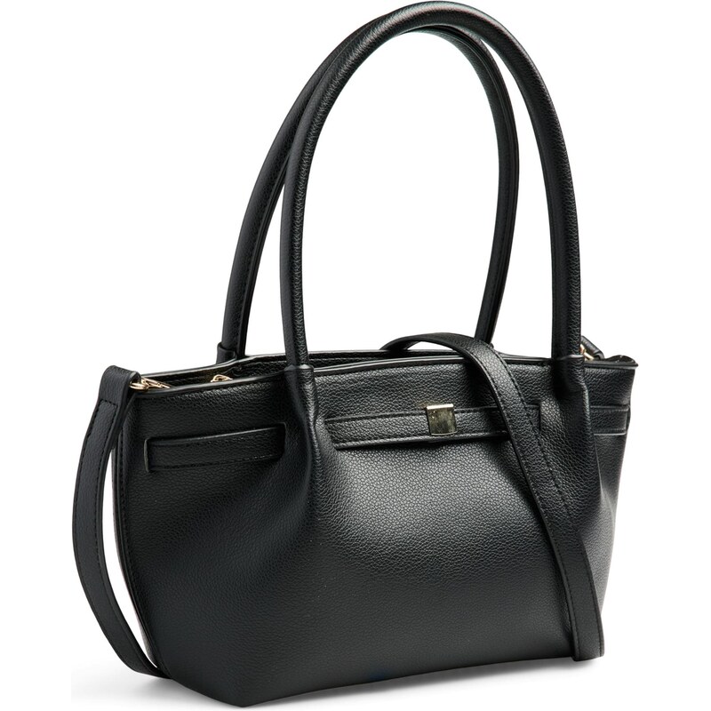 PIECES Kabelka čierna 66171994