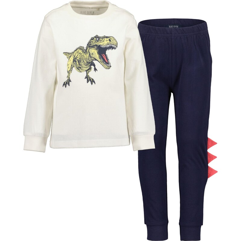 BLUE SEVEN Pyžamo námornícka modrá / olivová / jasne červená / 66172087