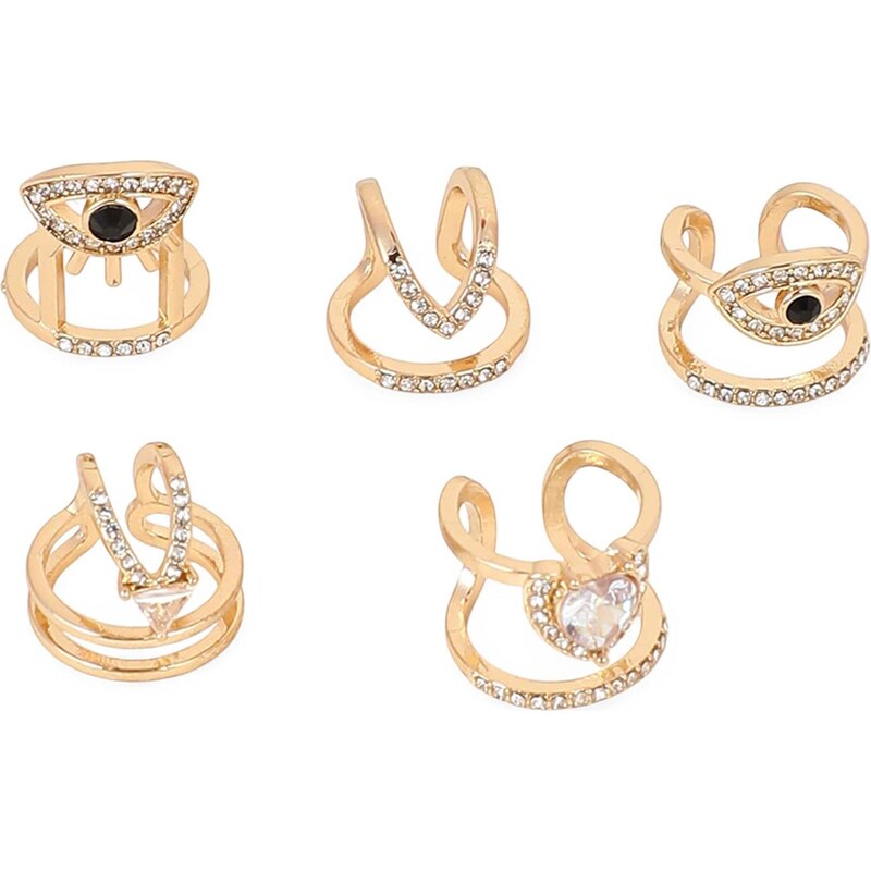 SOHI Prsteň Sangeetha zlatá 66172167