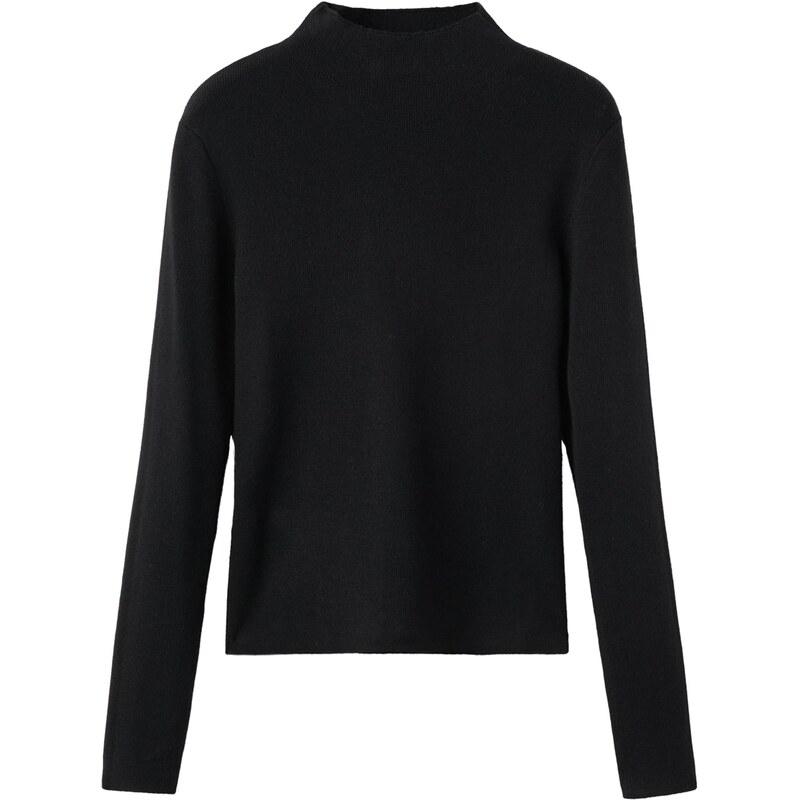 MANGO Sveter HIELO čierna 66172242