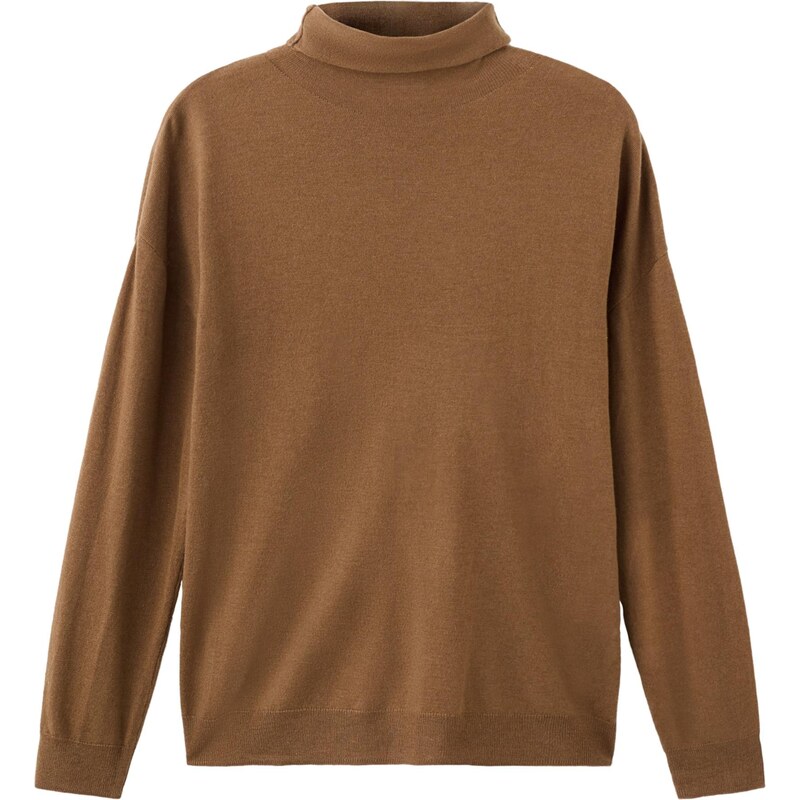 MANGO Sveter MILA karamelová 66172237