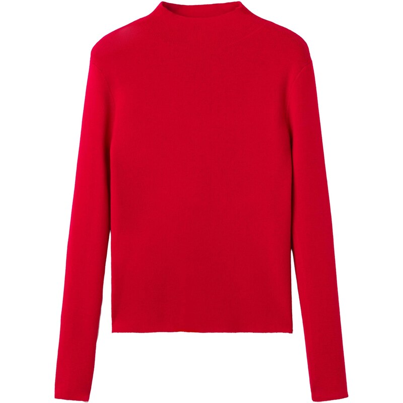 MANGO Sveter HIELO červená 66172239