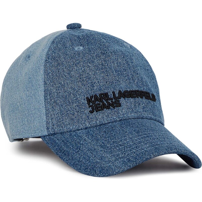 KARL LAGERFELD JEANS Čiapka modrá denim / čierna 66172354