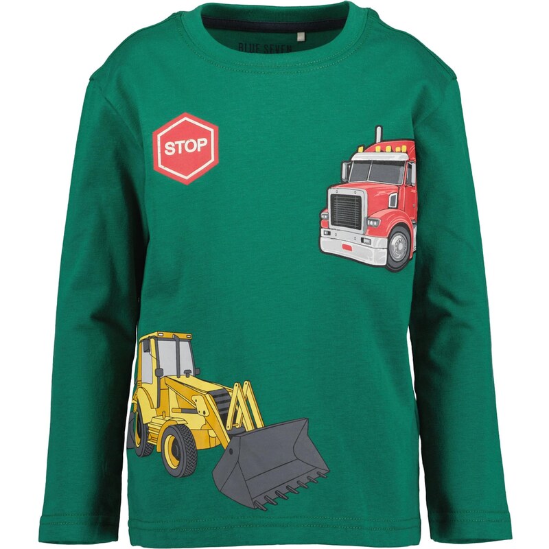 BLUE SEVEN Tričko žltá / tmavosivá / smaragdová / červená 66172539