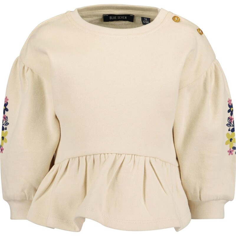 BLUE SEVEN Mikina tmavomodrá / horčicová / sivobéžová / ružová 66173351