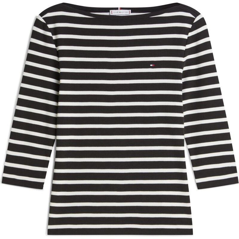 TOMMY HILFIGER Tričko NEW CODY čierna / biela 66173389
