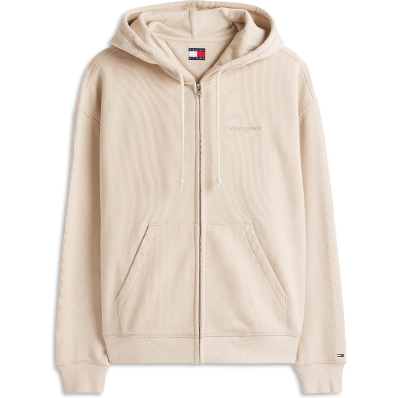 Tommy Jeans Tepláková bunda 90S krémová 66173402