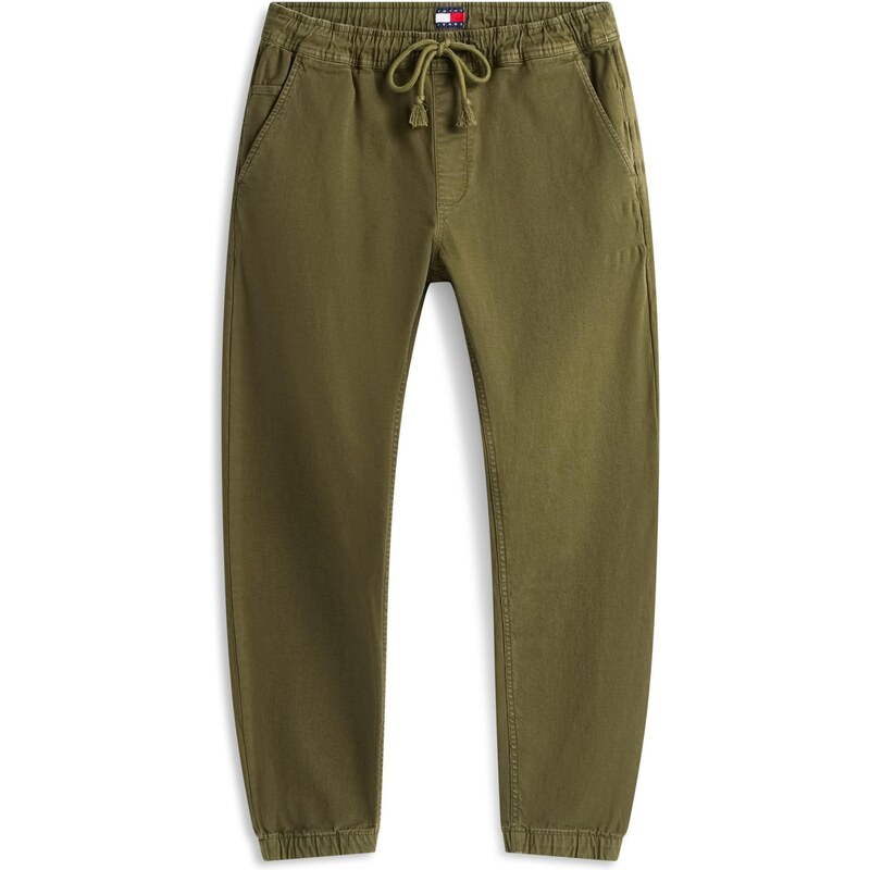 Tommy Jeans Nohavice SCANTON olivová 66173404