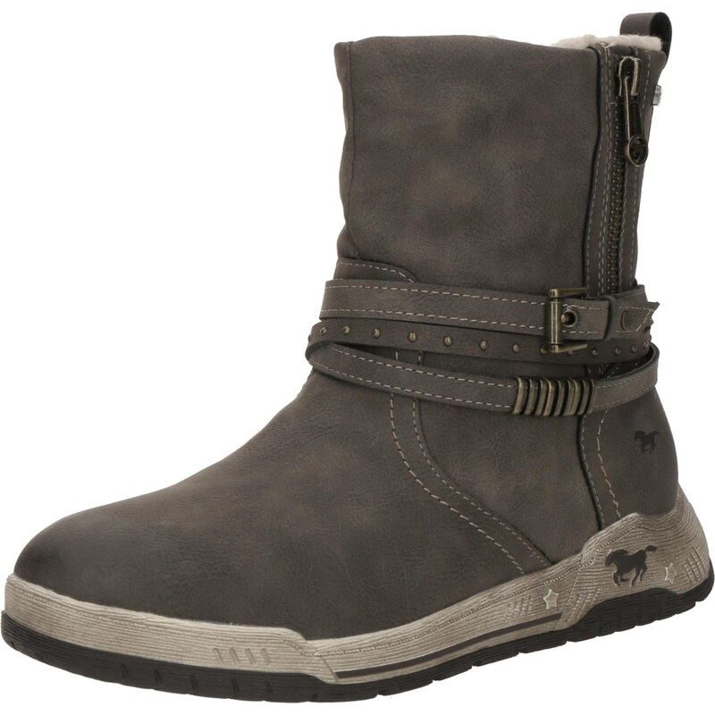 MUSTANG Členkové čižmy tmavohnedá 66173412