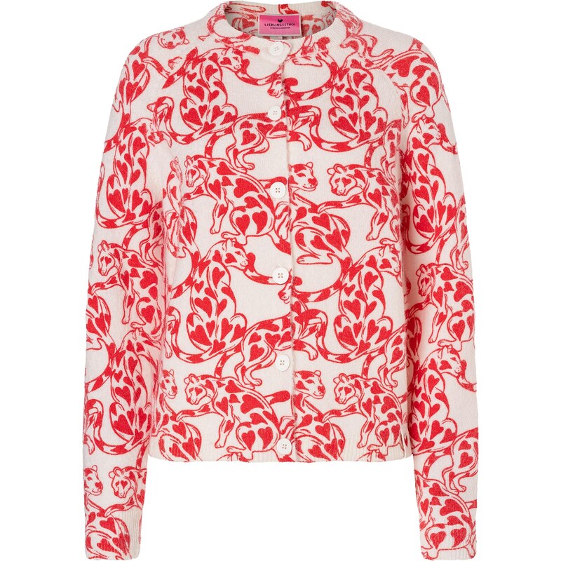 LIEBLINGSSTÜCK Kardigán Aitana ružová / biela 66173445