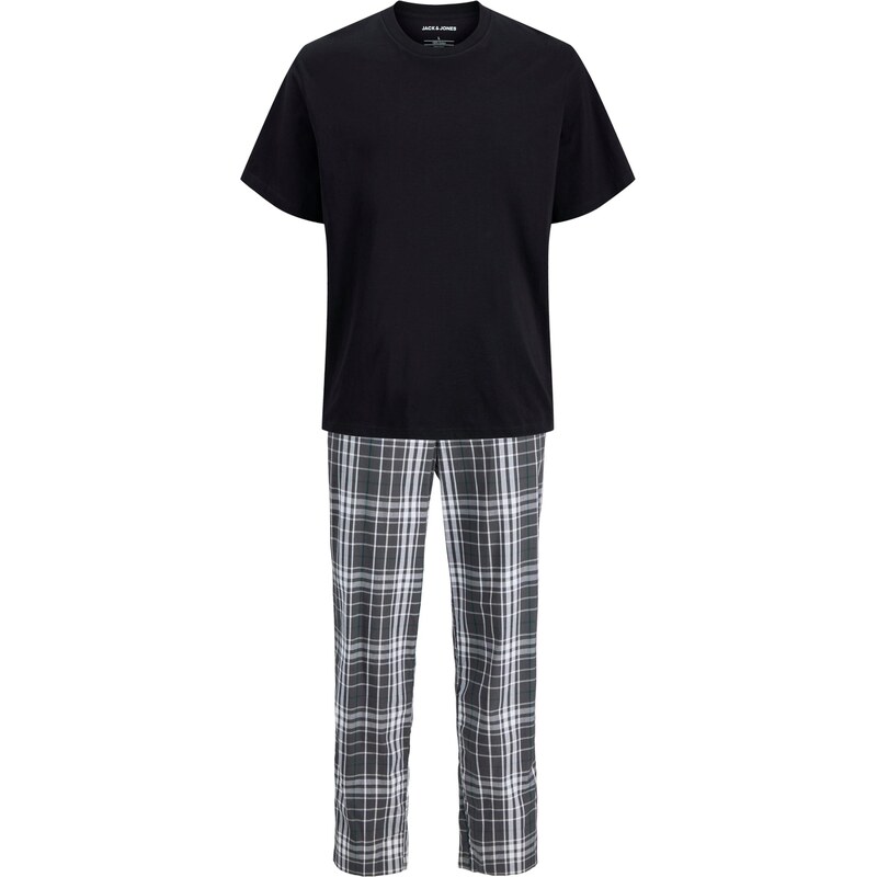 JACK & JONES Tepláková súprava JACLuca grafitová / čierna / biela 66173514